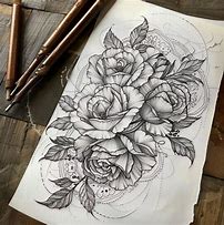 Image result for June Flower Tattoo