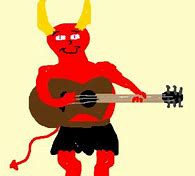 Image result for Devil Playing Guitar