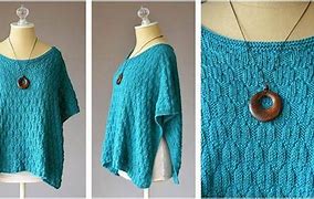 Image result for Knitted Poncho