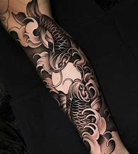 Image result for Koi Sleeve Tattoo for Black Women