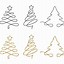 Image result for Christmas Tree Outline Sticker