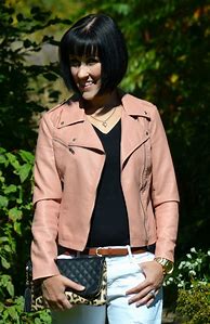 Image result for Pink Moto Jacket