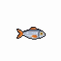 Image result for 16X16 Pixel Art Fish