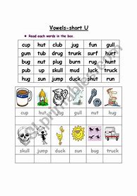 Image result for Short-Vowel U Song