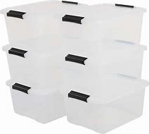 Image result for Stackable Storage Boxes with Lids