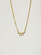 Image result for 777 Angel Number Necklace