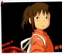 Image result for Spirited Away Chihiro Sitting