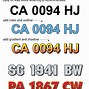 Image result for Glitter Vinyl Boat Registration Numbers