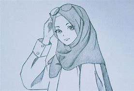 Image result for Gambar Orang Hijab Hitam