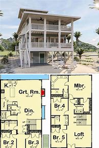 Image result for 2 Bedroom Beach House Plans