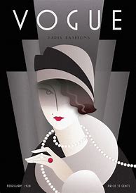 Image result for Art Deco Vogue Covers Framed Prints