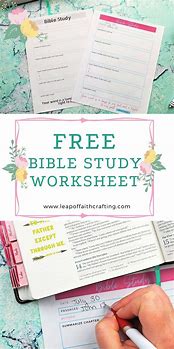 Image result for Bible Chapter Study Printable