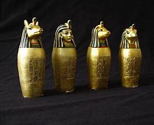 Image result for Canopic Jars Ancient Egypt