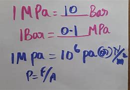 Image result for 10 MPA to Bar