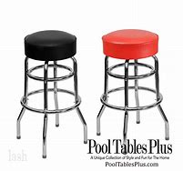 Image result for Chrome Double Ring Swivel Bar Stools