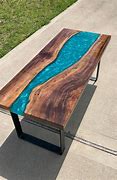 Image result for Blue Epoxy Table Tops