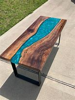 Image result for Blue Epoxy and Table Top