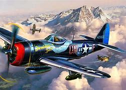 Image result for P-47 Thunderbolt Art