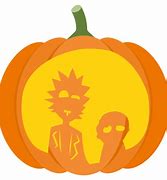 Image result for Rick and Morty Pumpkin Stencil