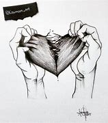 Image result for Sad Broken Heart Drawings Art