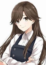 Image result for Anime Girl with Brunette Hair