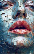 Image result for Broken Glass Face