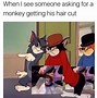 Image result for Cutting Monkey Hair Meme