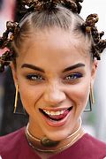 Image result for Bantu Knots with Bangs