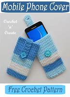 Image result for Crochet Mobile Phone Cover