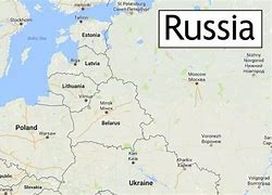 Image result for Map of Russia and Bordering Countries