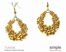 Image result for Beaded Loop Earrings