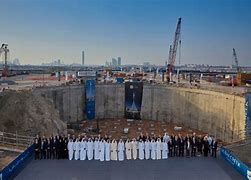 Image result for Dubai Creek Tower Construction Pics