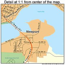 Image result for Newport Oregon City Map