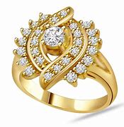 Image result for Gold Ring 2 Circle Design