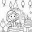 Image result for Birthday Colouring Pages