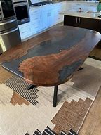 Image result for Grey Epoxy Table