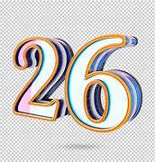 Image result for Number 26 with No Background