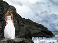 Image result for Bohemian Beach Wedding Dress