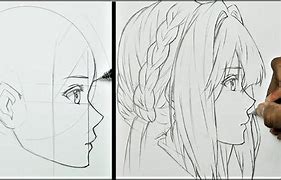 Image result for Anime Front and Side View