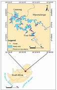 Image result for Area Affected by Vaal River Map