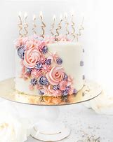 Image result for Flower Birthday Cake