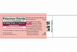 Image result for Potassium Chloride Injection