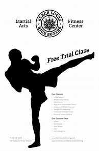 Image result for Kickboxing Flyer