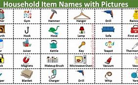 Image result for Household Items