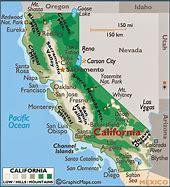 Image result for Sierra Nevada Mountain Crest Line Map