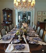 Image result for Blue Willow Table