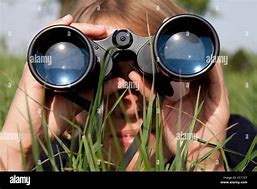 Image result for Looking through Binoculars