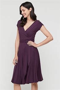 Image result for Plunging Wrap Dress