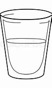 Image result for A Glass Filled with Water Outline