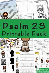 Image result for Psalm 23 Bingo